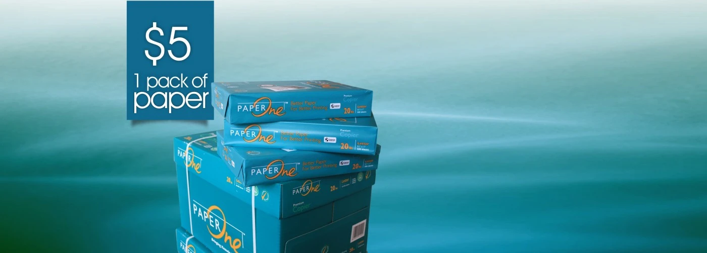 $5 Pack of Standard 20lb Paper